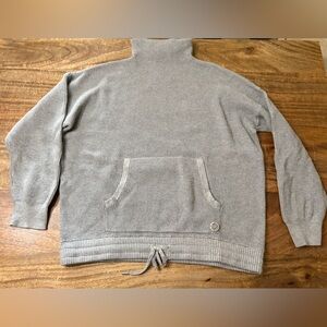 Michael Kors Grey Waffle Knit cowl neck Sweater